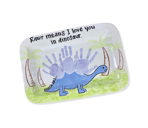 Oak Park Color Me Mine Handprints Dinosaur