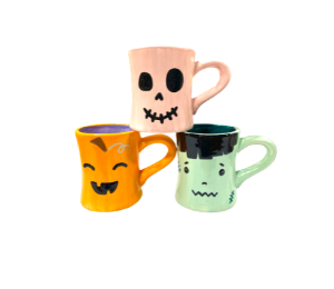 Oak Park Color Me Mine Halloween Mini Mugs