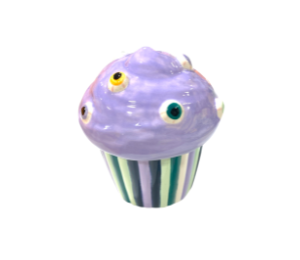 Oak Park Color Me Mine Eyeball Cupcake