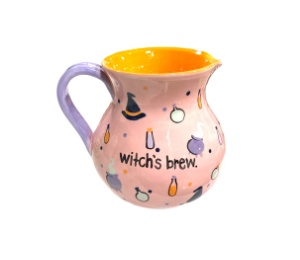 Oak Park Color Me Mine Witches Brew Pitcher