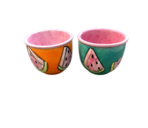 Oak Park Color Me Mine Melon Bowls