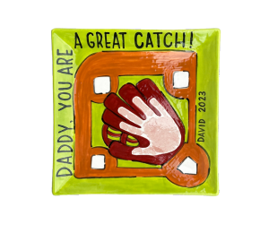 Oak Park Color Me Mine Handprint Baseball