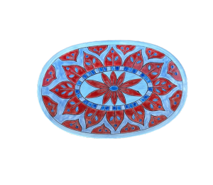 Oak Park Color Me Mine Patriotic Platter