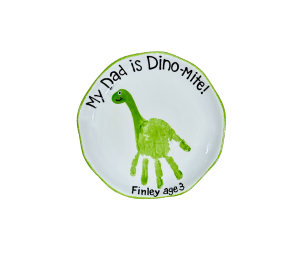 Oak Park Color Me Mine Dino-Mite Dad Plate