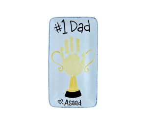 Oak Park Color Me Mine Number One Dad Plate