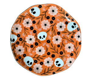 Oak Park Color Me Mine Freaky Dinner Plate